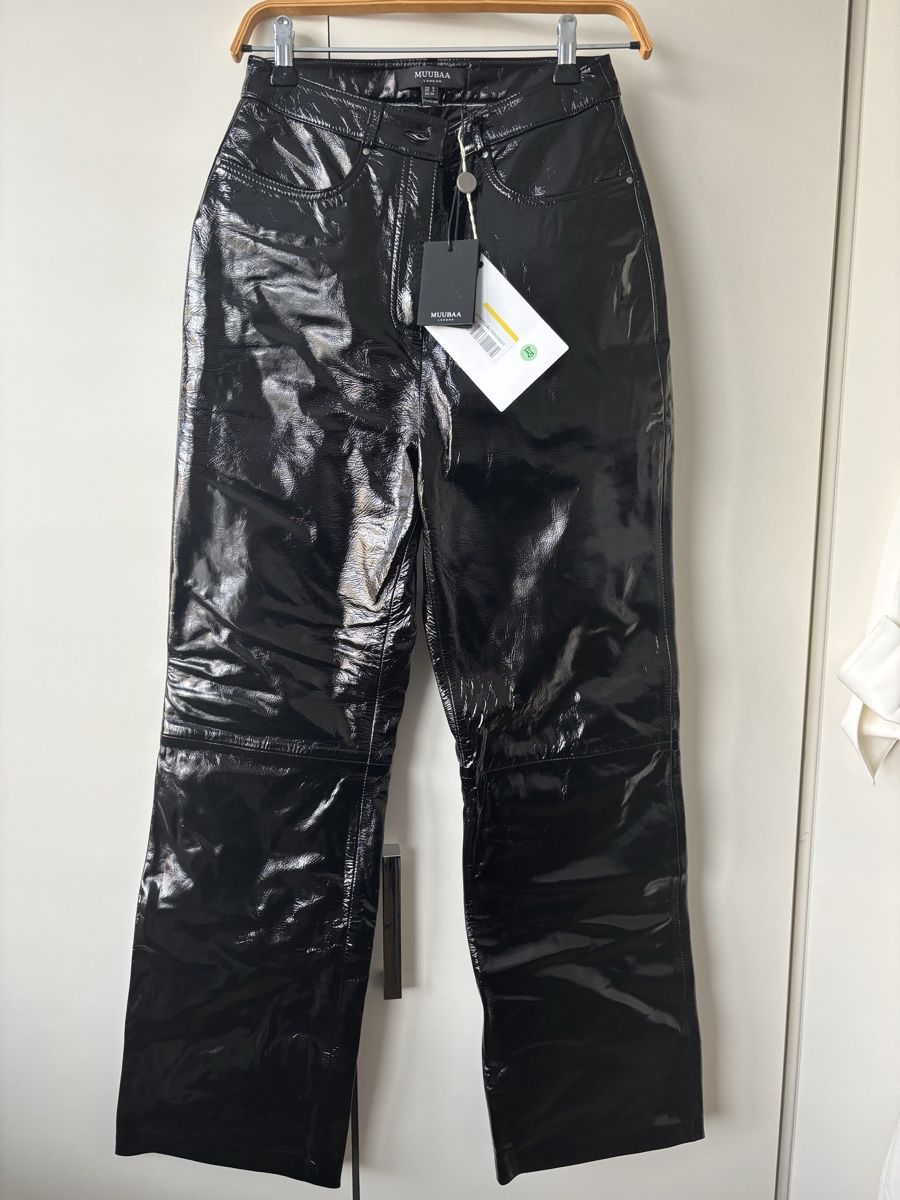 Pantaloni: MUUBAA patent-leather trousers – Nuovo e nell'imballaggio originale da Aarau venduto da banzinho 7