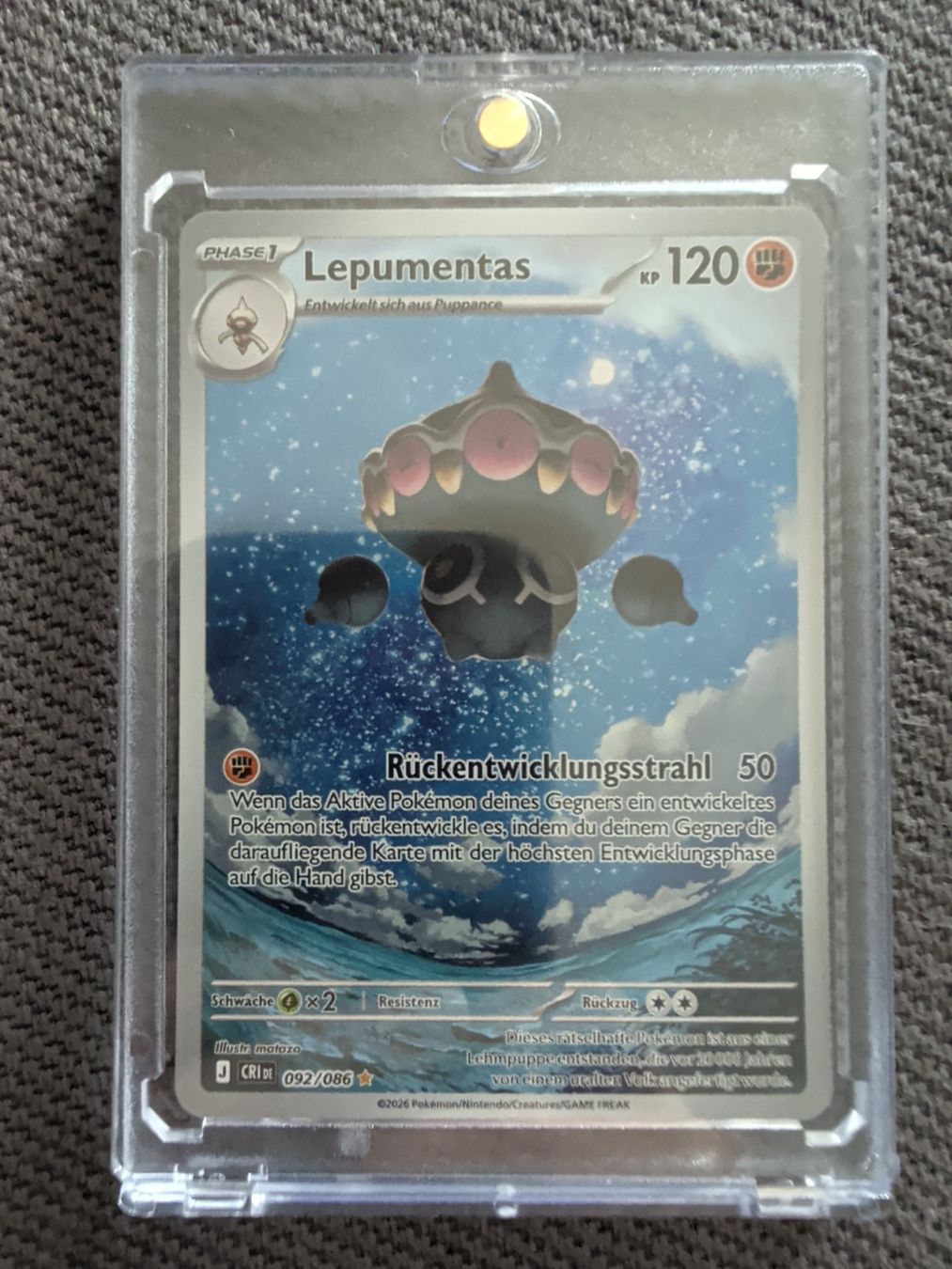 Pokémon Carte collezionabili: Lepumentas 092/086 – Nuovo (secondo la descrizione) da Oberwil BL venduto da saru-koshiro