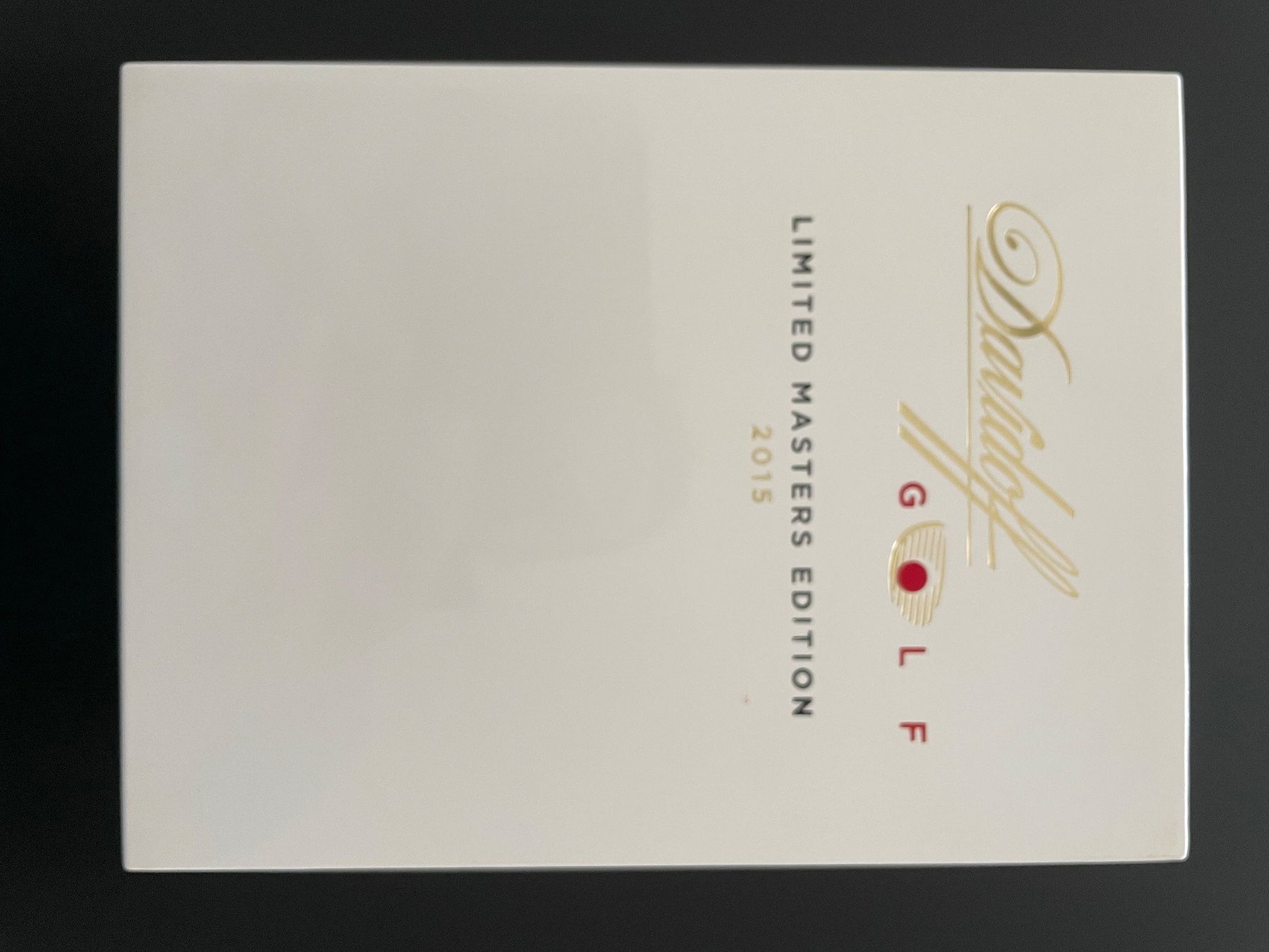 Davidoff Sigari: Davidoff Golf Limited Masters Edition 2015 – Nuovo (secondo la descrizione) da Uster venduto da stw_wy2t