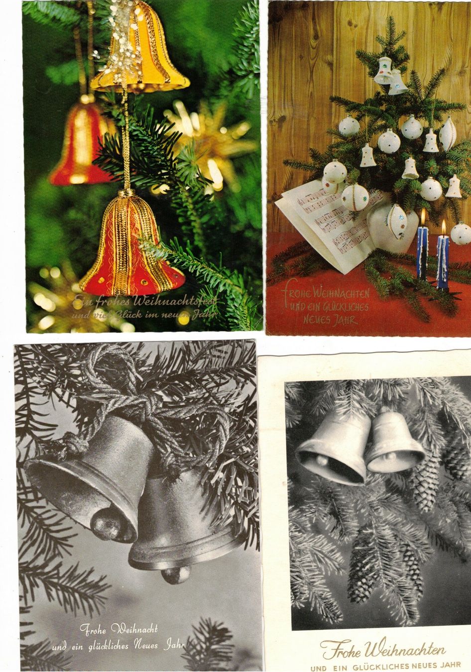 Cartoline postali: 15 Weihnachtskarten mit Text und Neues Jahr – Usato da Widnau venduto da Seppl480