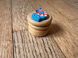 Schöne Schatulle aus Holz für Kinderzähne (Kleinkinder)