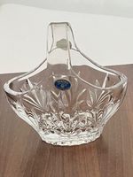 Elegante KRISTALL-KÖRBCHEN/-SCHALE „BOHEMIA“ / Top-Zustand!