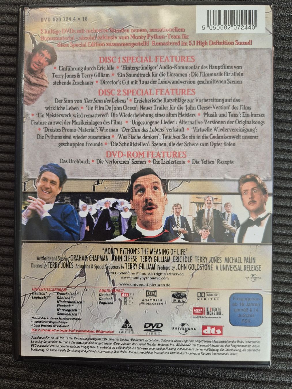 Alle DVDs: DVD Monty Python Der Sinn des Lebens Special Edition – Gebraucht aus Frenkendorf von naibaf01 1