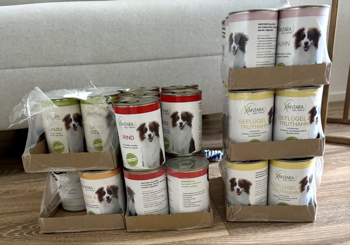 Xantara all natural Dog Food, 38 Cans, Various Flavors (Neu und  originalverpackt) in Zrich fr CHF 125  nur Abholung auf Ricardo kaufen