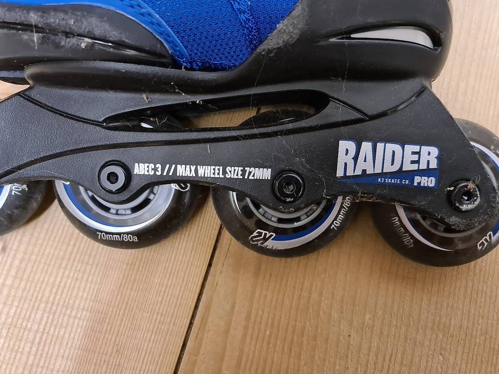 Pattini in linea & Pattini a rotelle: K2 Raider Pro Inline Skates, Größe 29-34, verstellbar – Usato da SELZACH venduto da paolo83 1
