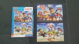 ++ CLEMENTONI ++ Paw Patrol Puzzle 2 x 60 Teile / ab 4 J.