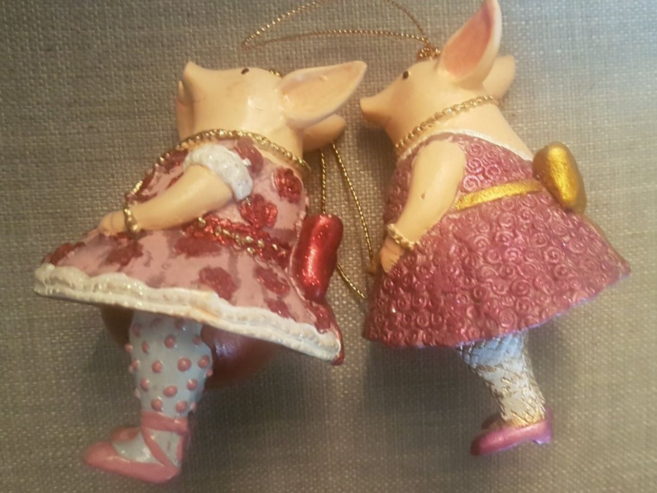 Figuren: 2 Schweinchen zum Aufhängen – Gebraucht aus Oberengstringen von Asteroid56 4