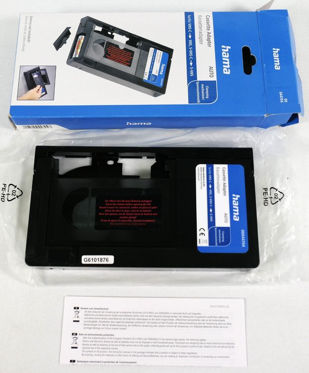 Videokassettenadapter VHS-C/VHS hama | Kaufen auf Ricardo