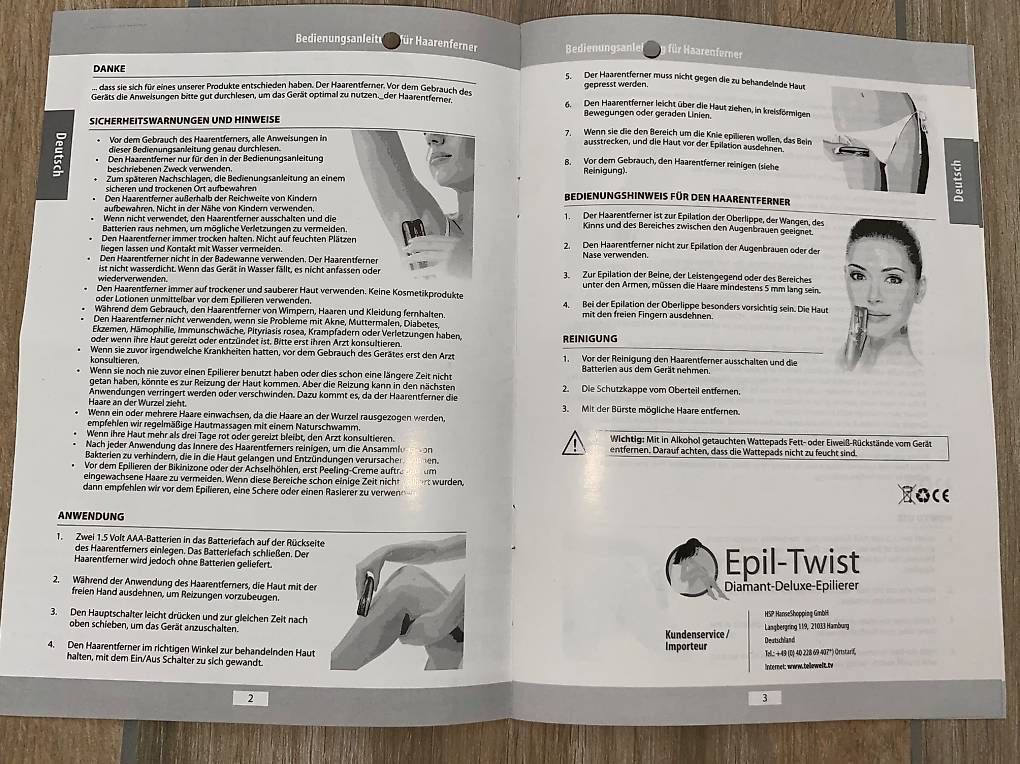 Epilatori: Epil-Twist Haarentferner – Usato da Hausen AG venduto da corinne_g 2