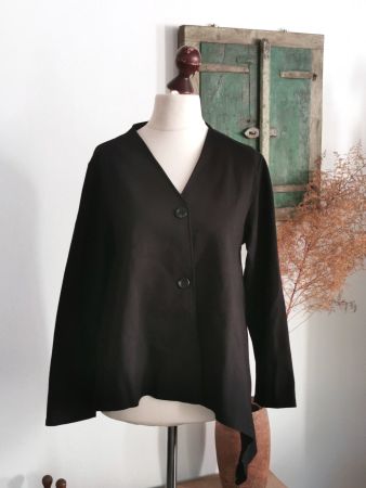 Tolle asymetrisch geschnittene Shirt Jacke von 158C Gr. M/L