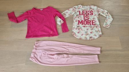 Paket: Pullover, Langarm-Shirt, Pyjamahose - Gr. 164/36