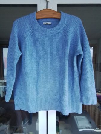 C&A blauer Damenpullover Gr. L  Herbst Winter Pulli