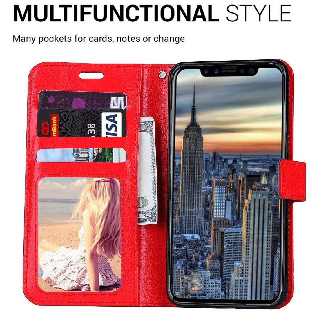 Cover & Protezioni schermo: iPhone 15 Pro Max Hülle Etui Wallet Case Cover Tasche Coque – Nuovo e nell'imballaggio originale da Volketswil venduto da coverandmore 1