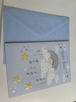 Baby Junge Glückwunschkarte mit Couvert  