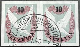 1945 Basler Taube Block Werte sauber ⦿ SBK 60.- günstig