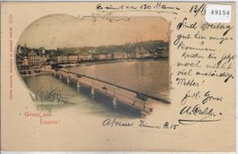 Gruss aus Luzern - Litho