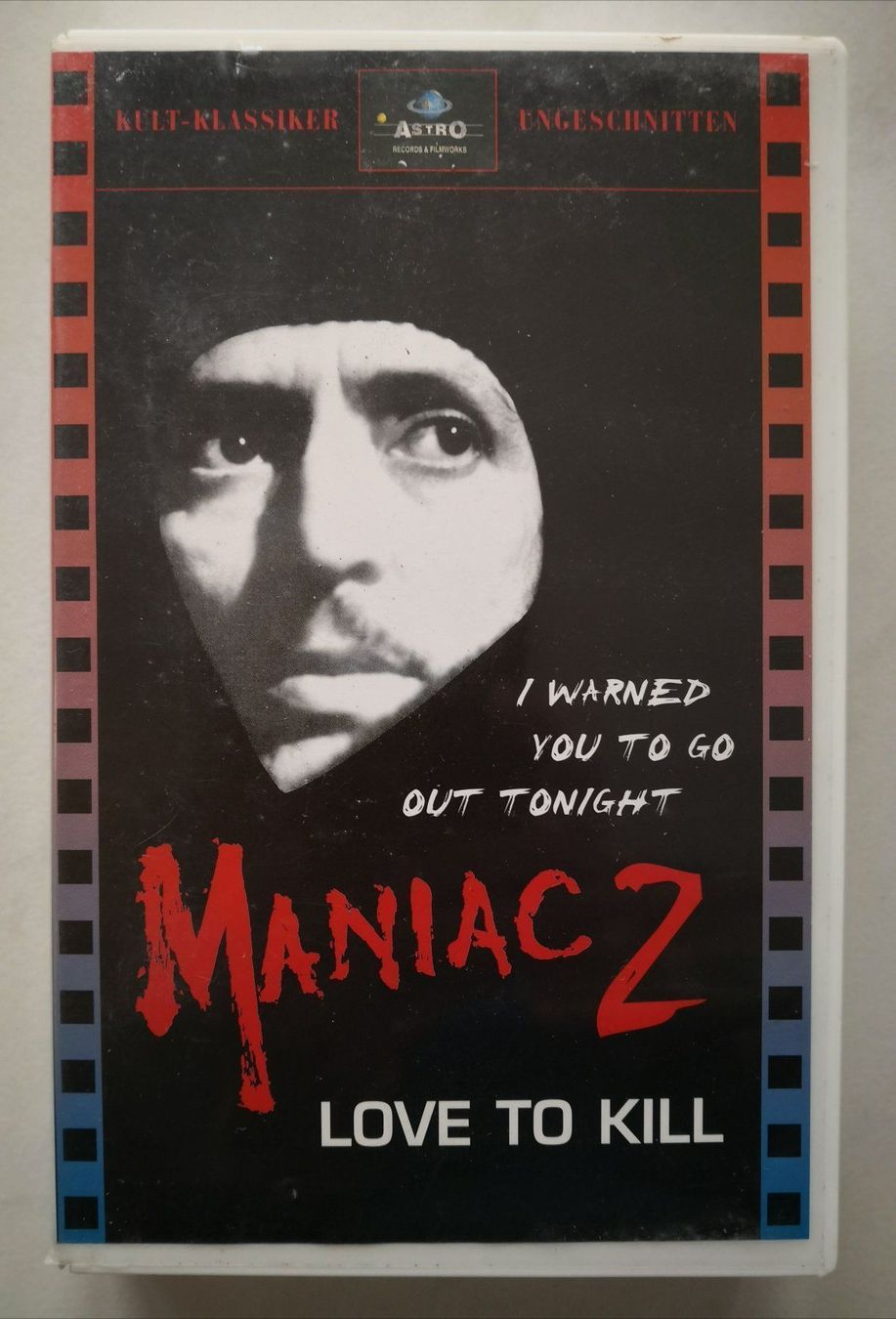 Tutti i VHS: VHS- Maniac 2 - Love to kill - Astro – Usato da Ueberstorf venduto da Movieman83