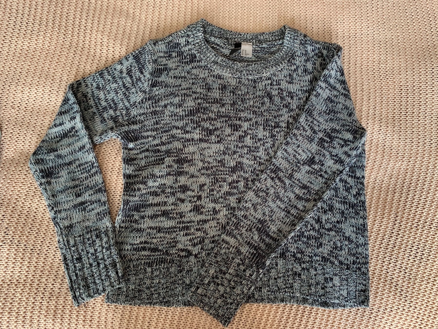 H&M Maglioni & Felpe: Pull bleu chiné, manche longue – Usato da Montreux venduto da iizaa811 2