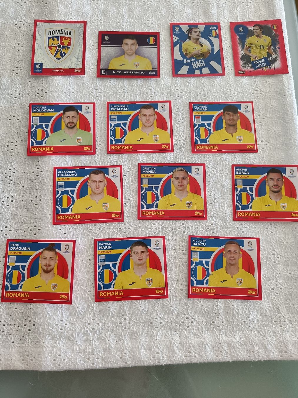 Topps Carte collezionabili: Topps EM 24 Sticker - Rumänien Konvolut mit PTW + Captain! – Usato da Rorschach venduto da Laboumedeluxe