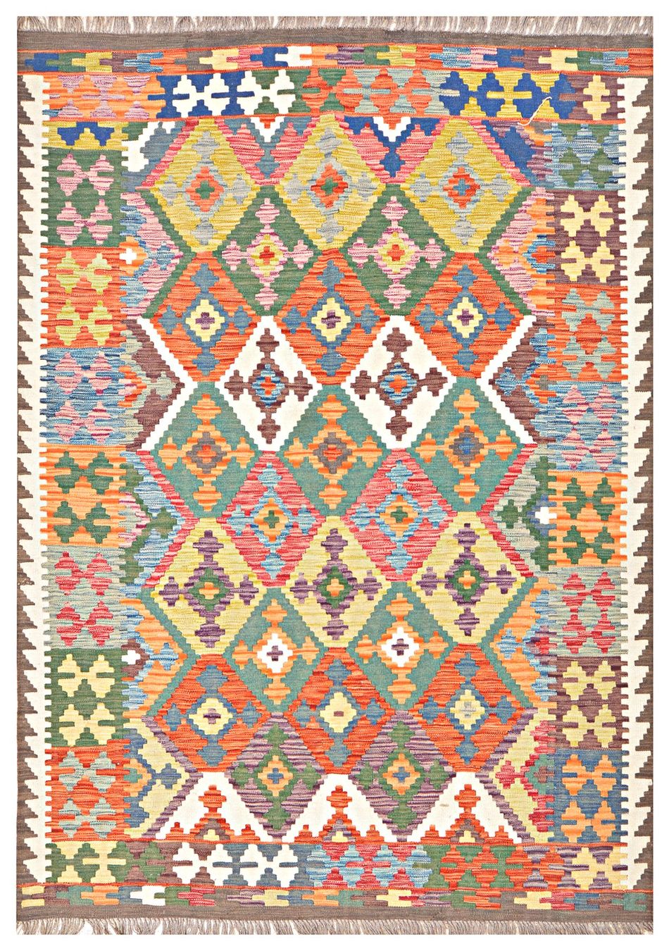 Kelim Tappeti: Oriente Kelim Teppich 170x240 Cm – Nuovo e nell'imballaggio originale da Lahore venduto da Fairways79 3