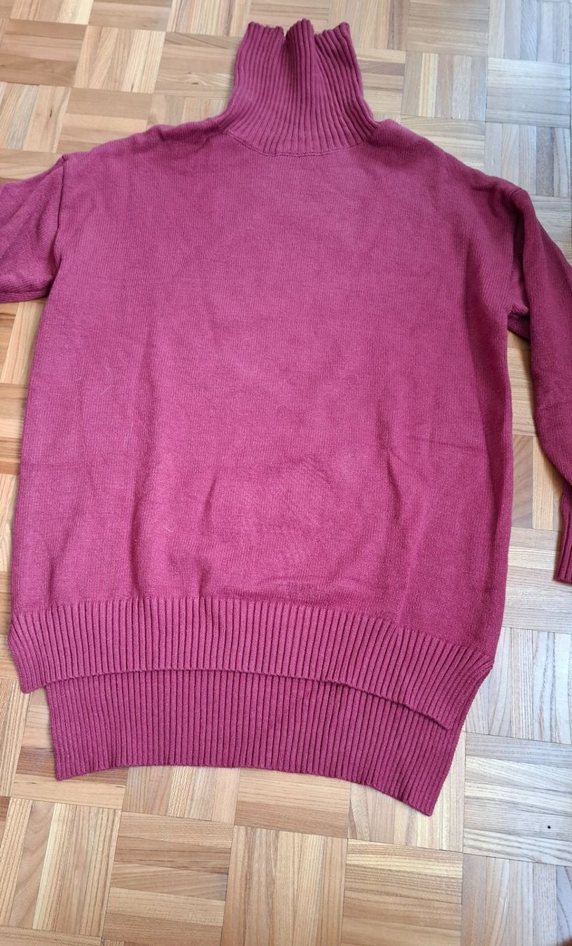 Maglioni & Felpe: Pull col roulé rouge foncé/Rollkragenpullover Dunkelrot – Nuovo (secondo la descrizione) da MOUTIER venduto da Anto21 2