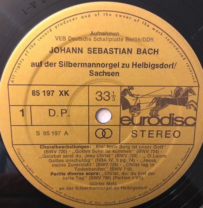 Dischi in vinile: Bach auf Silbermann-Orgeln (2 LPs) – Usato da Grüningen venduto da azulamarillo_vinyl 3