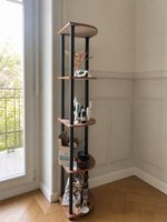 Étagère bois design 5 niveaux bon état