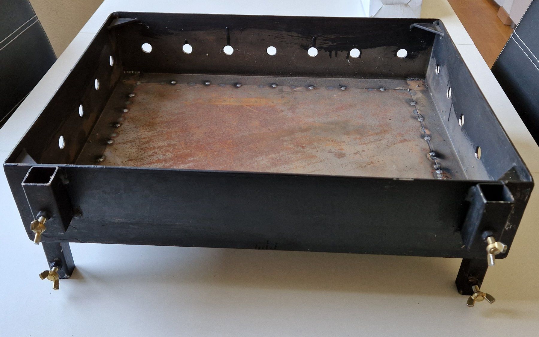 Grills: Grill démontable créé par un artisan serrurier – Neu (gemäss Beschreibung) aus Fortunau (Ayent) von le.baron 2