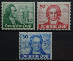 Berlin Männer Mi-Nr.61-63 Postfrisch Geprüft TOP 320 Fr