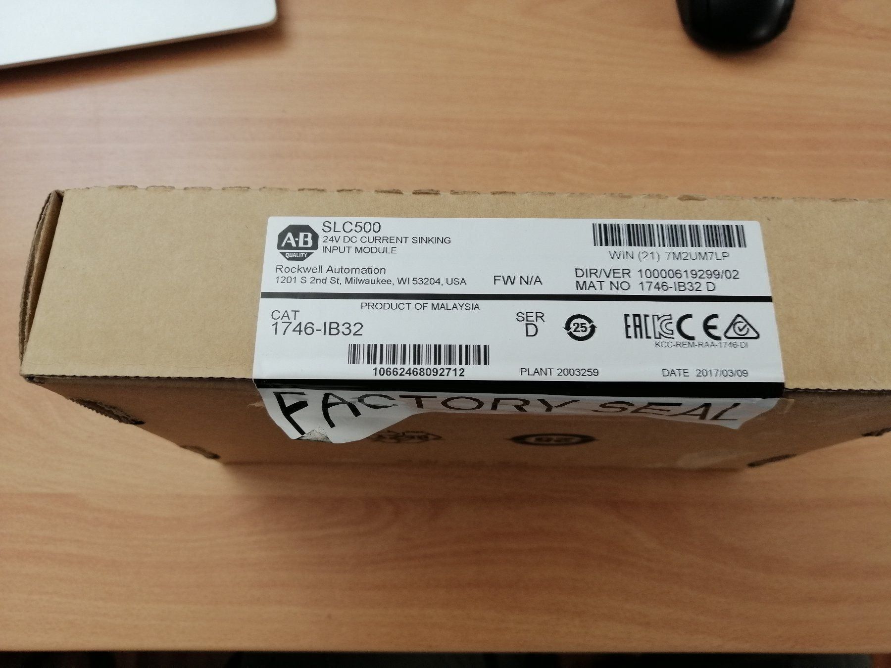 Componenti elettronici: Allen Bradley 1746-IB32 – Nuovo (secondo la descrizione) da Vorderthal venduto da eierchopf 3