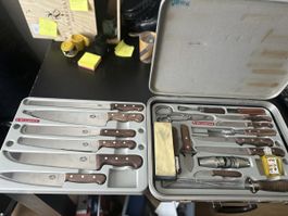 Victorinox Profi Kochmesser-Set inkl. Schleifstein /oil