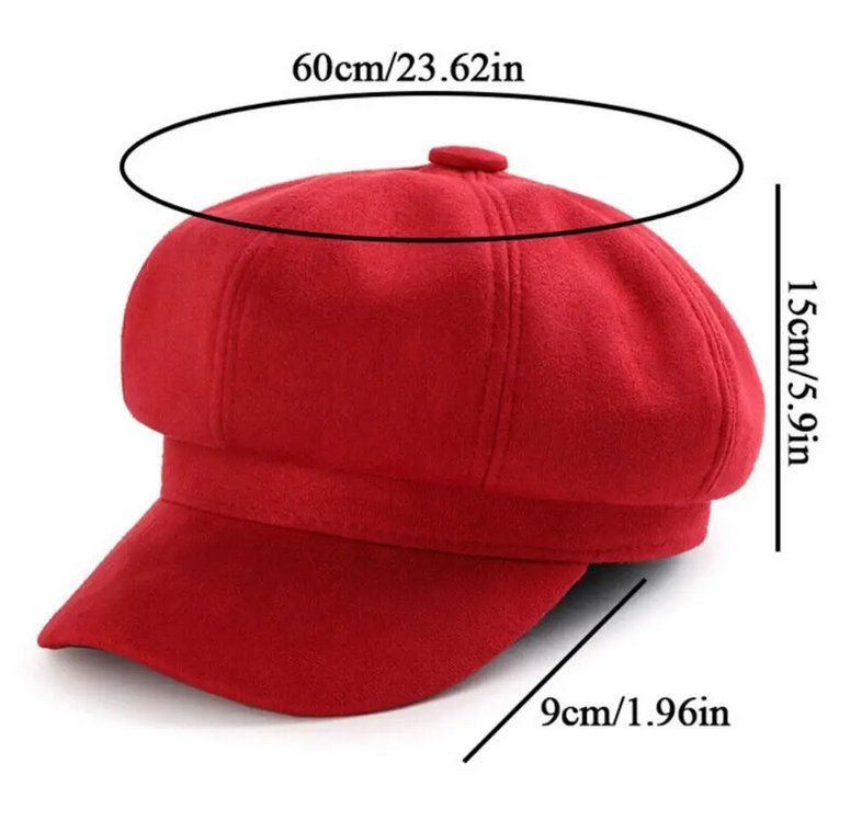 Copricapi, berretti & cappellini: Baskenmützen rot, rosa, braun oder schwarz – Nuovo e nell'imballaggio originale da Lausanne venduto da FASHION-WORLD-SHOP 5