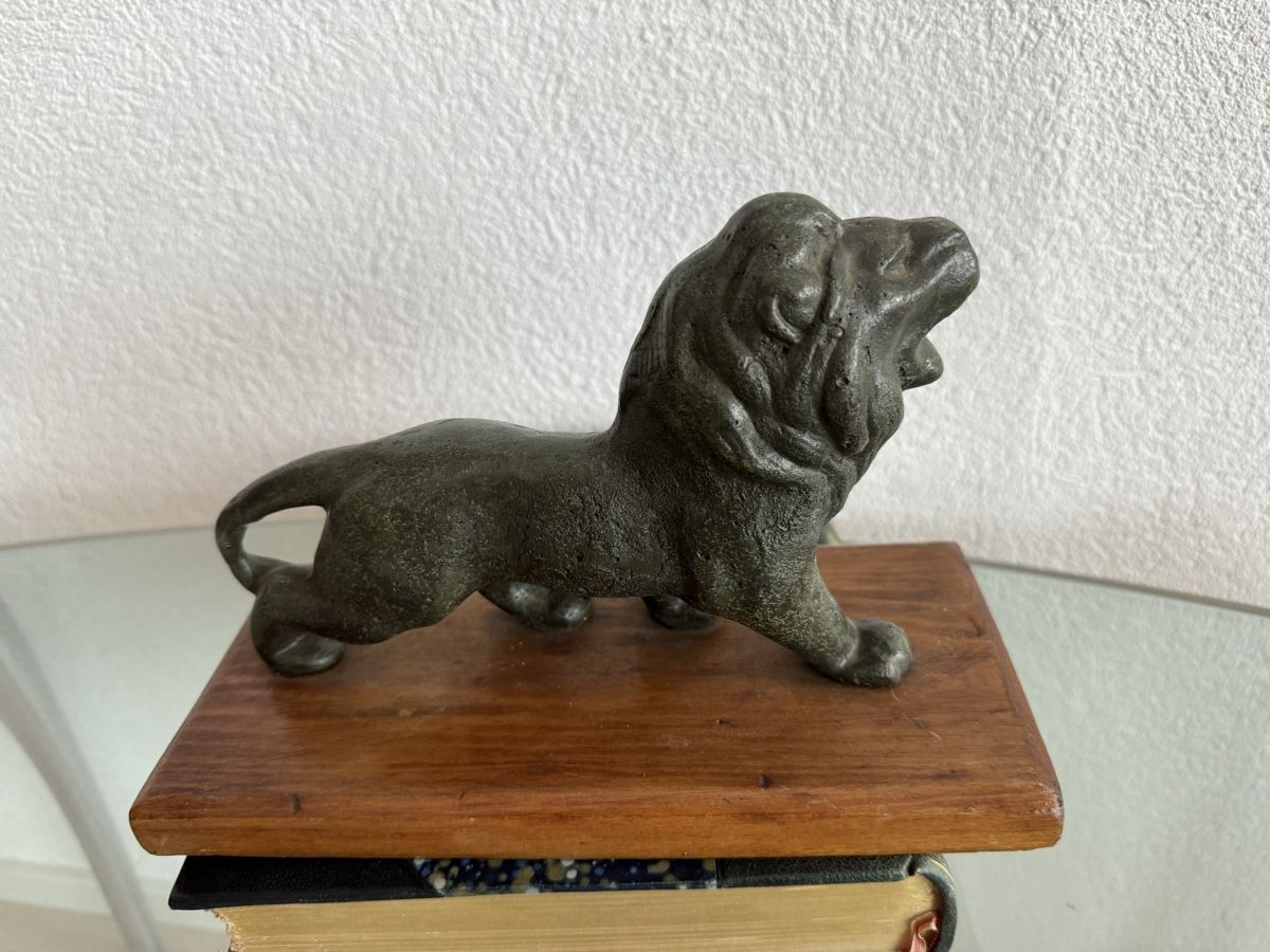 Skulpturen & Statuen: Antik Messing Bronze Löwe Figur Original Alt Massiv – Gebraucht aus Morges von SevArt 2