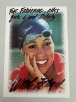 Signierte Autogrammkarte Nicole Zahnd, tolles Sammlerstück!
