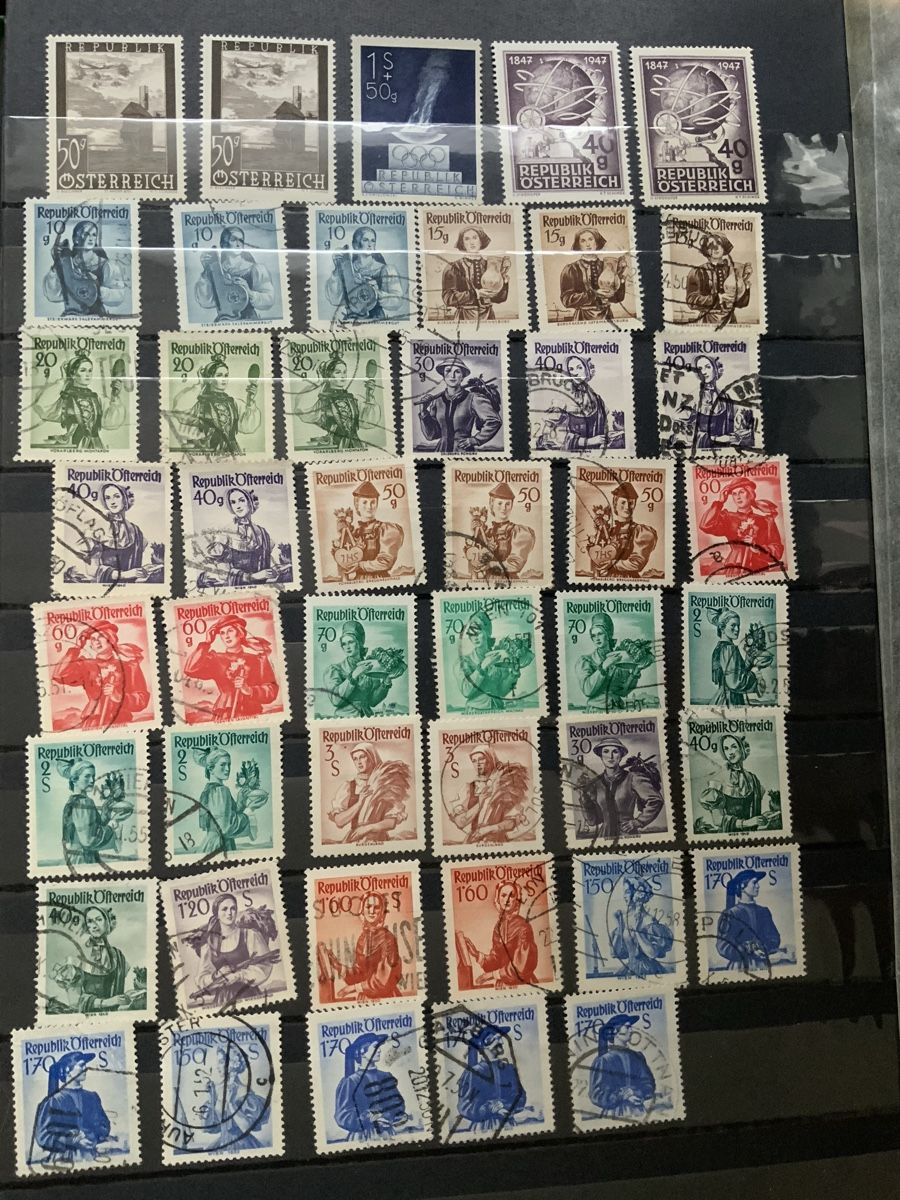Tutti i francobolli: Briefmarkensammlung Österreich – Usato da Binningen venduto da chr_cr5n 3