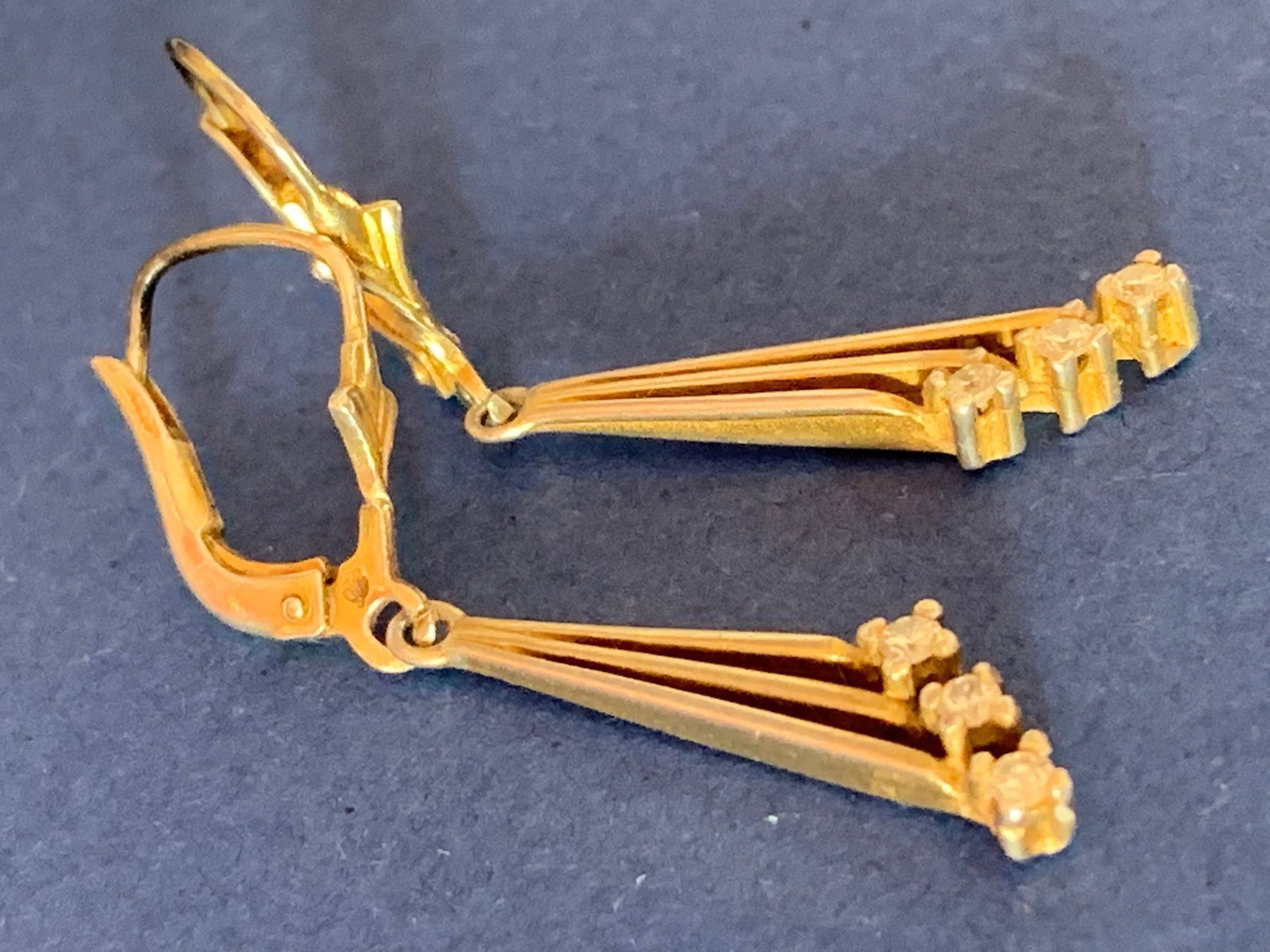 Orecchini pendenti & Orecchini a lobo: Silberohrhänger 6 Steinli klassik (3 cm) – Usato da Laufen venduto da Futuremarket 6