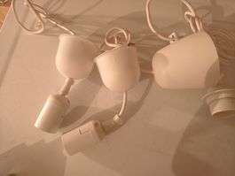 Lot de 3 suspensions pour ampoule