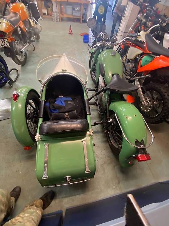 Sidecar: Sunbeam S7,  vétéran, side-car  1952 – Usato da Genolier venduto da WalterBaumgartner 4