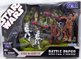 STAR WARS ATTACK ON KASHYYYK BATTLE PACKS FORCE UNLEASHED