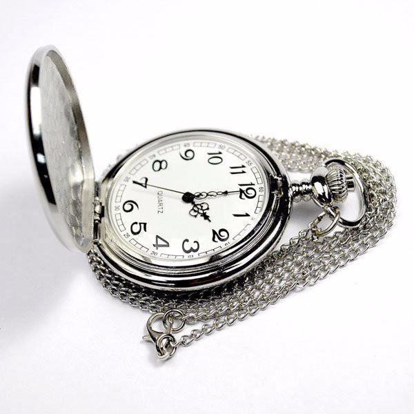 Uhren: Taschenuhr mit Kette silberfarbig – Neu und originalverpackt aus Diepoldsau von preisparadies-ch 1