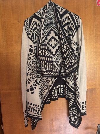 Cardigan beige/noir 