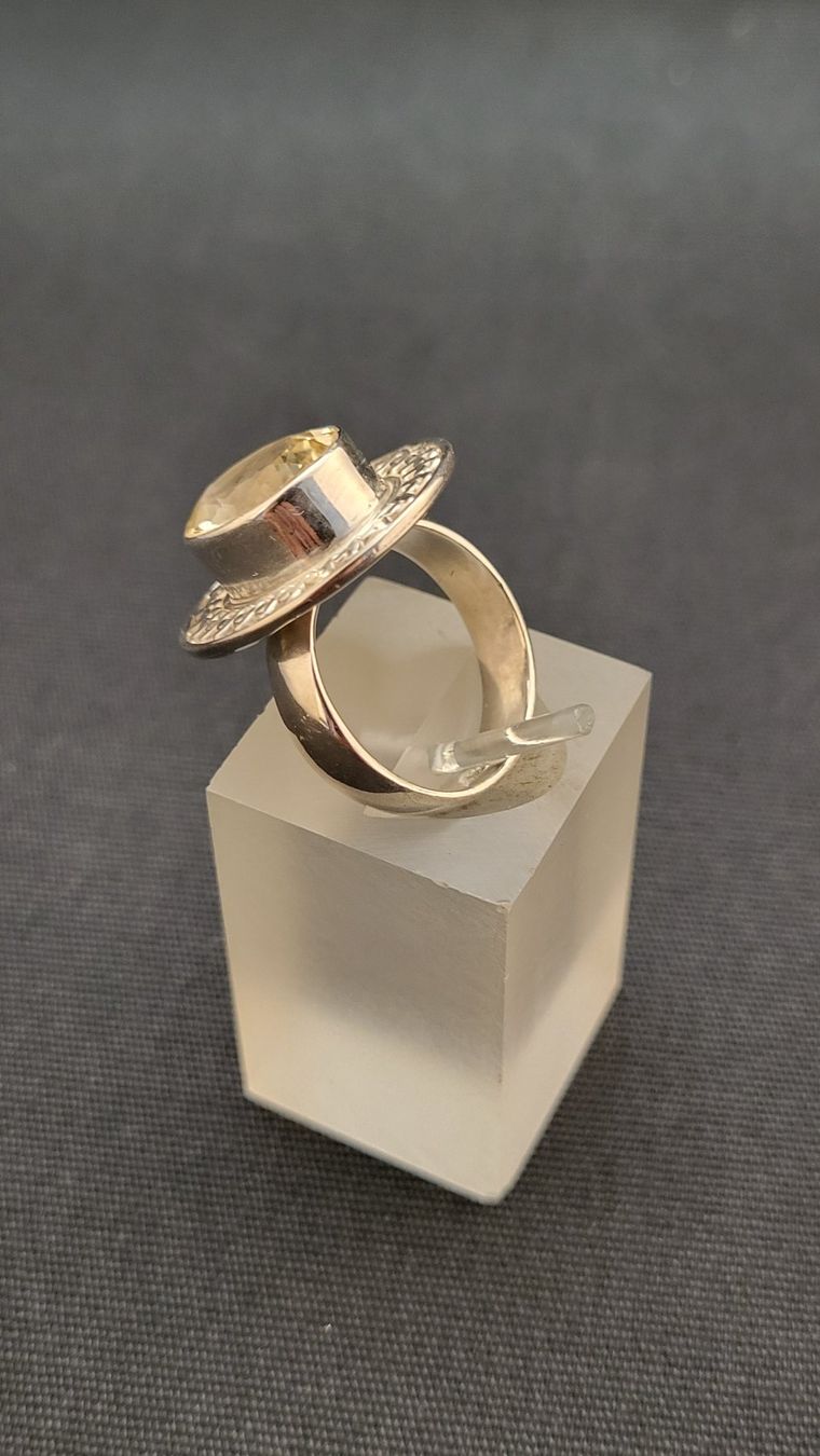 Bagues: Silberring mit Citrin – D'occasion à Basel par spinne02 5