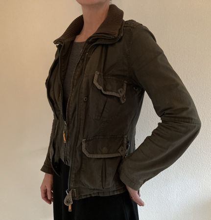 Superdry M65 Utility Jacke, olivgrün, Gr. M, Top Zustand