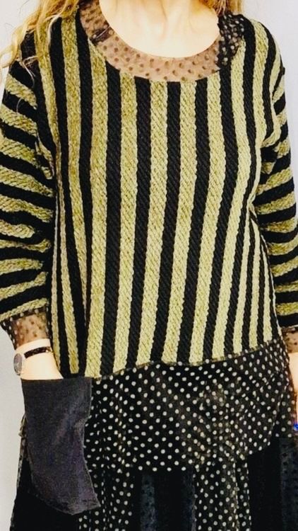 Luukaa Tuniche: Sublime pull tunique LUUKAA Lagenlook neuf avec étiquette 40 – Nuovo e nell'imballaggio originale da Genève venduto da Mazelyne 3