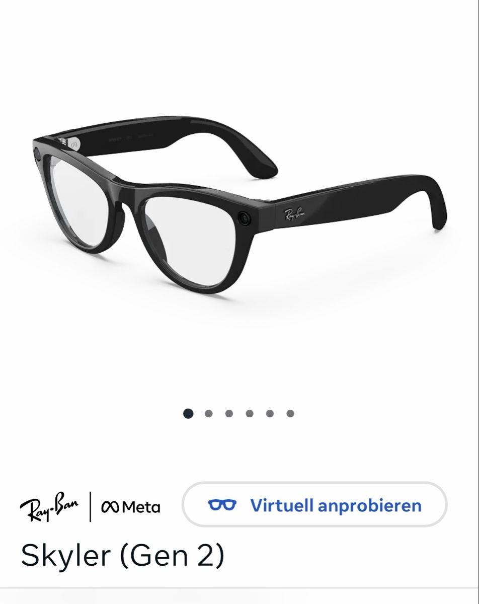 Ray-Ban Occhiali & Lenti: Rayban Meta Skyler 2. Generation  – Nuovo (secondo la descrizione) da Ebmatingen venduto da Precon 4