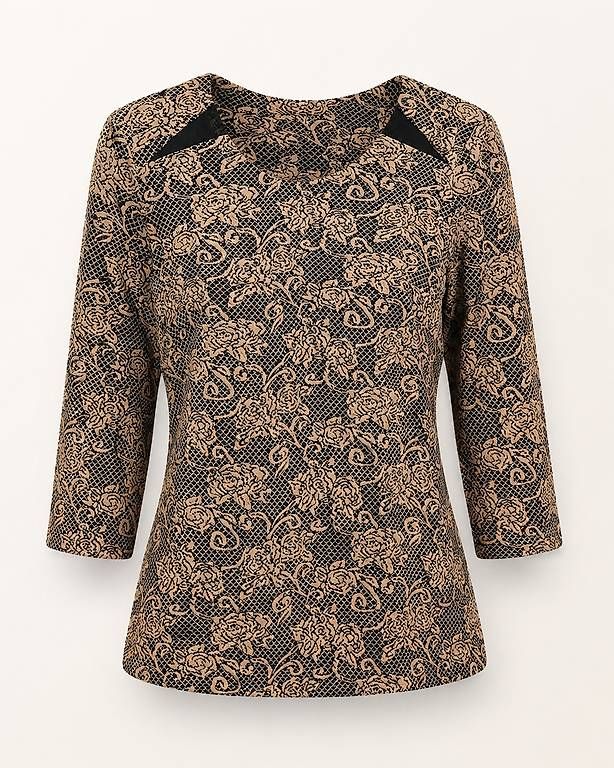 Blusen: Elegante Damenbluse mit Rosenmuster – Neu und originalverpackt aus Allschwil von Viky88 1