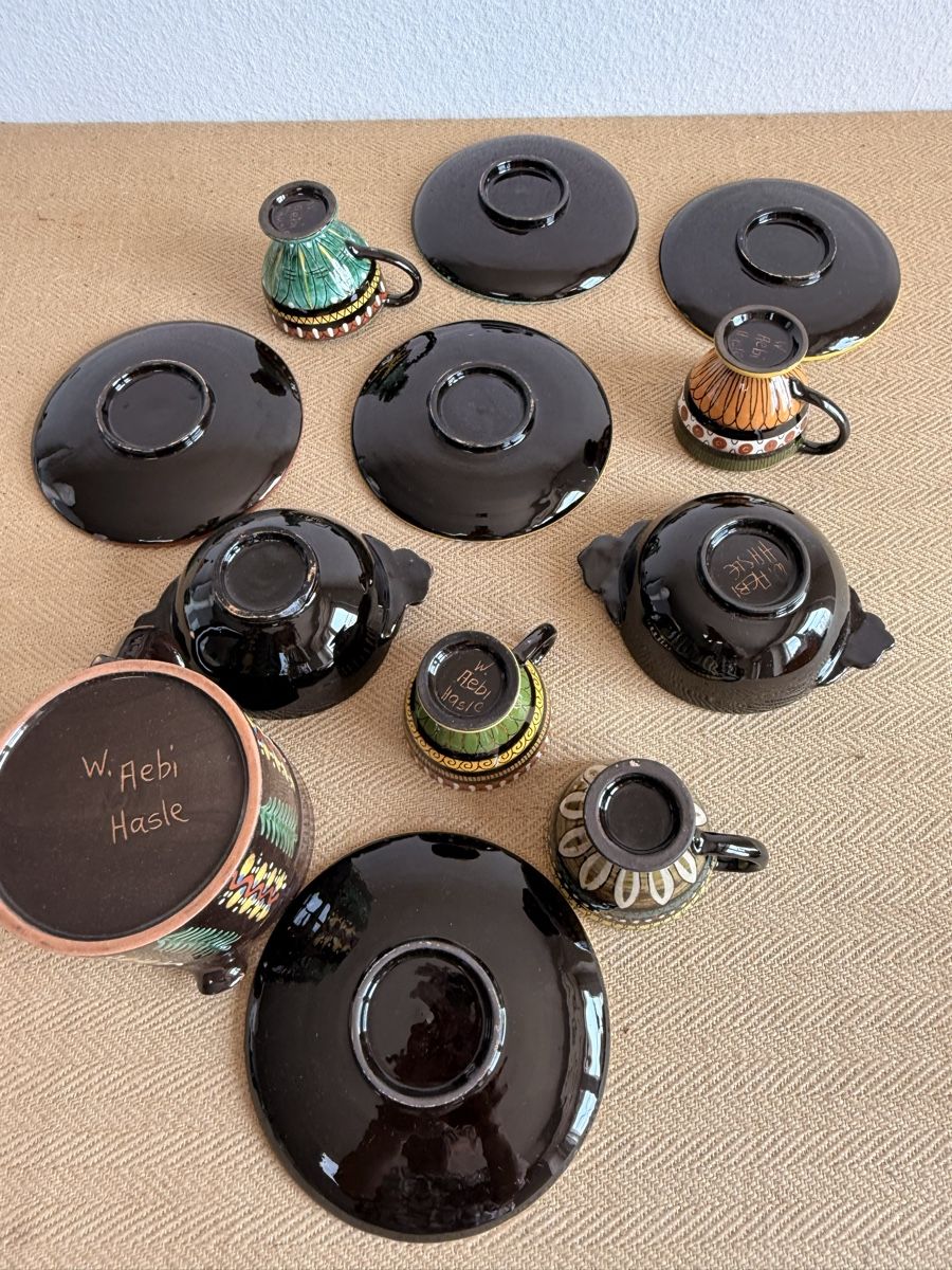 Geschirrsets: Geschirr Set Keramik AEBI HASLE Vintage – Gebraucht aus Konolfingen von petzipetz 4