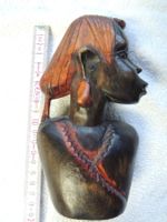 Afrikanische Kunstschnitzerei saubere Verarbeitung Twint ok