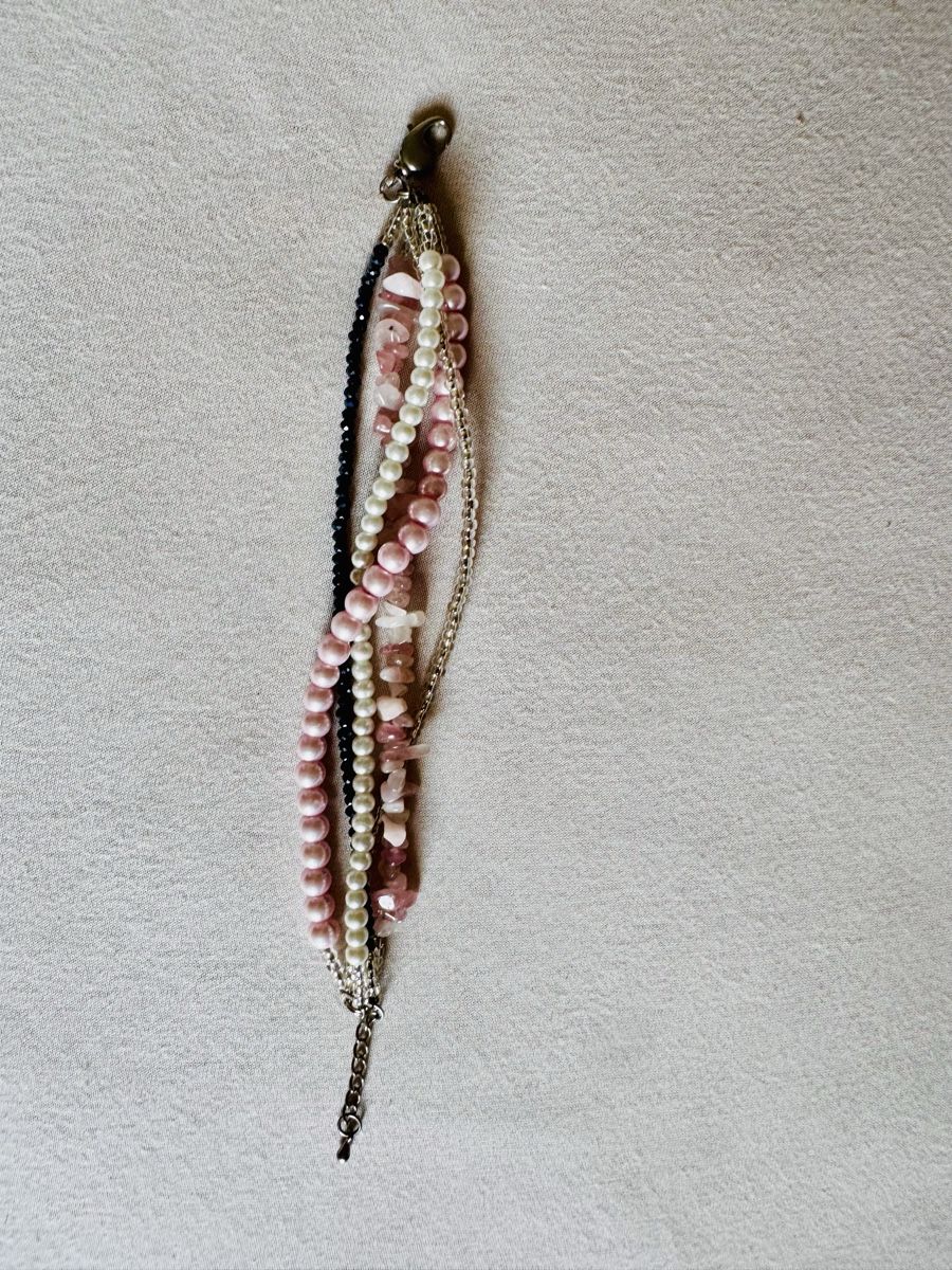 Bracciali & Braccialetti: Bracciale fatto a mano con quarzo rosa – Usato da Celerina venduto da gia_z8rb 1