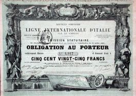 Ligne Internationale d'Italie par le Simplon - 1868
